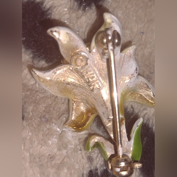HAR Vintage tiger lily pin - Picture 4 of 8